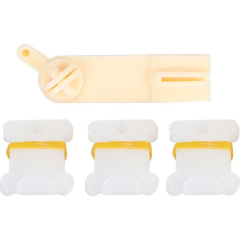 Embroidery Floss Organizer Set Cross Stitch Plastic Bobbin Manual Winding Machine Tool (1/5)