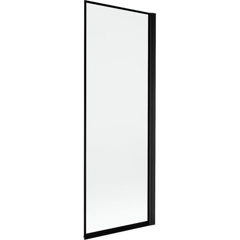 Paroi de baignoire Mexen Mist à 1 volet droite 70 x 150 cm, cadre noir, noir - 8A9-070-001-70-70-P (1/4)