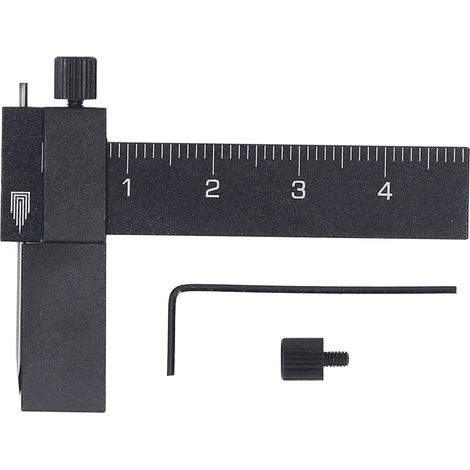 Modèle de traceur parallèle équidistant réglable isométrique, outil de traçage et de gravure noir