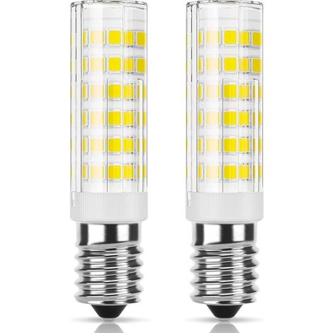 Ampoule LED E14 hotte 9W, équivalent halogène 50W, 550LM, Blanc froid 6000K, Petite vis edison, Non dimmable, 2 pièces [Classe énergétique E] (1/3)