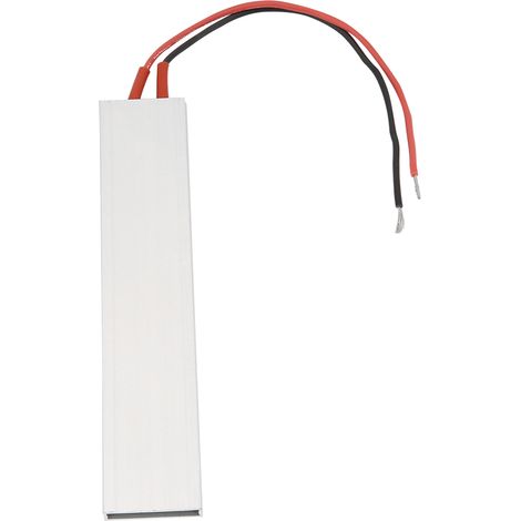 Plaque chauffante thermostatique avec élément chauffant PTC et boîtier en aluminium de 150 x 28,5 mm (24 V/70 °C) (1/5)