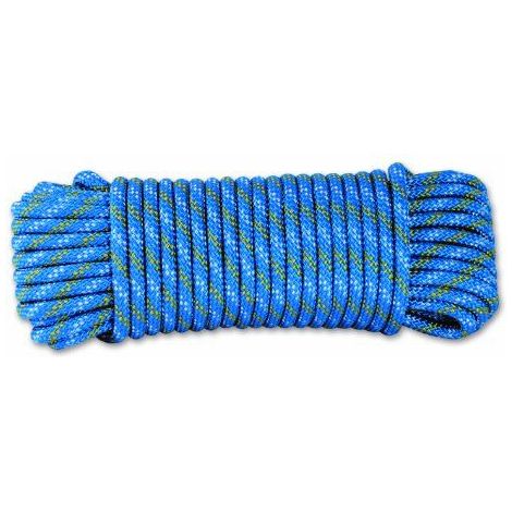 Chapuis DR60 Corde polypropylene tressee - 450 kg - Diametre - 6 mm - Length - 15 m - Bleu