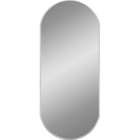 Miroir mural Argenté 70x30 cm Ovale (1/5)