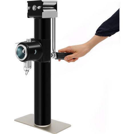 Perche Télescopique de Support Troisième Main Robuste, Vérins pour l'entretien automobile, le remplacement des pneus , avec Capacité de 1 T, Hauteur de levage 26cm (1/5)