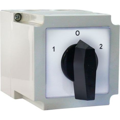 Interrupteur à came 1-0-2 1P 10A dans boîtier 4G10-51-PK R014 63-840340-011