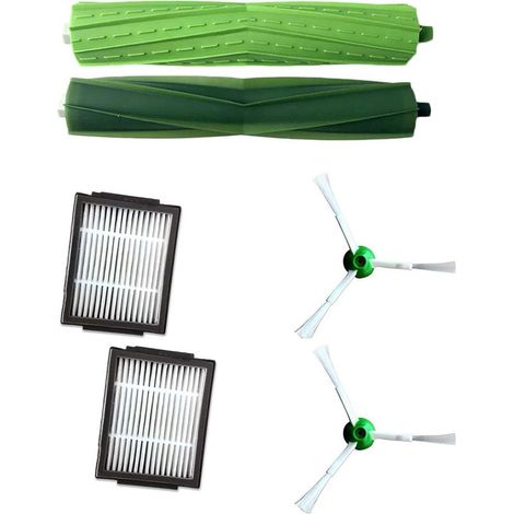 Seitenbürste – Filter – Walzenbürste – Für Roomba i-Serie – Kompatibel mit i7, E5 und E6 – 2er-Set (1/5)