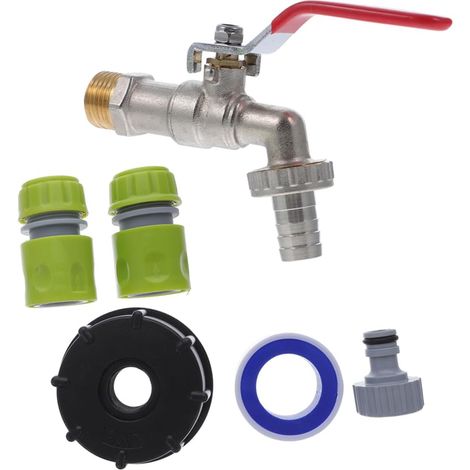 Cuve Ibc Laiton Pouce Robinet pour Eau Adaptateur pour R (1/5)