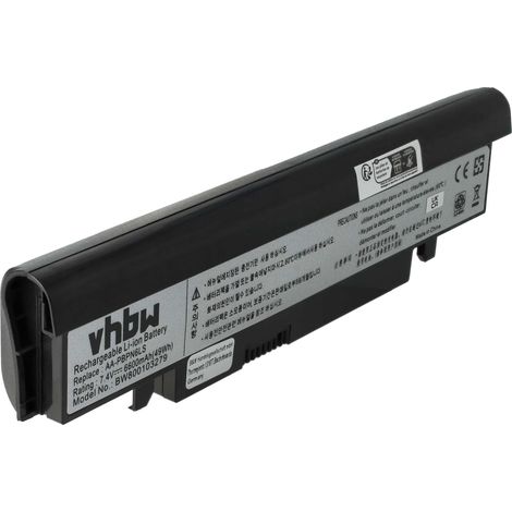 vhbw Akku kompatibel mit Samsung NC110, NP-NC210, NC210, NP-NC110 Notebook (6600 mAh, 7,4 V, Li-Ion) (1/5)