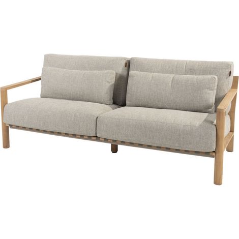 4Seasons - Lucas 3-Sitzer Sofa - Teak natur inkl. 6 Kissen (1/5)