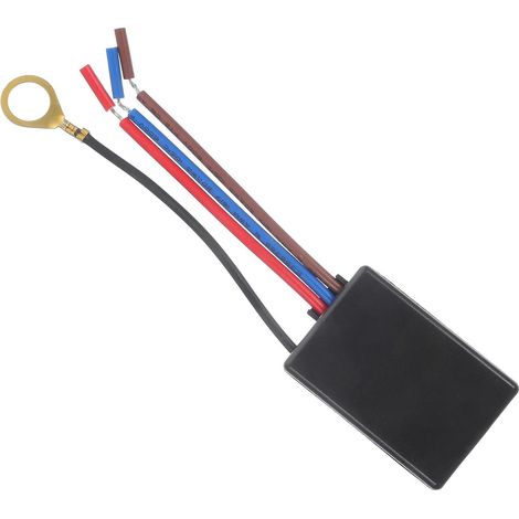 Interrupteur Tactile Variateur LED Noir pour Lampe de Table Contrôle par Induction, Plastique Sécurisé, pour Usage Domestique et Réglage D'intensité Lumineux Style Plusieurs styles (1/5)