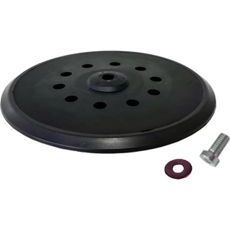 Trade-Shop 225mm 10-Loch Klett Schleifteller / Stützteller / Haftteller hart für FLEX Giraffe WST 700, WSE 500, WSE 7 Trockenbauschleifer - 1 Stück (1/5)