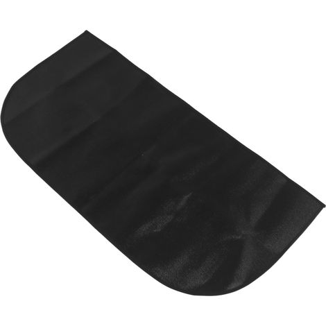 Tapis de Cheminée Ignifuge Noir, Protection Sol Portable pour Poêle et Barbecue, Anti-Dérapant pour Foyer, 100 cm (1/5)
