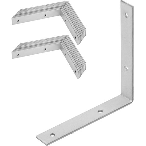 KOTARBAU® Winkelverbinder für Zimmererarbeiten, Edelstahl, verzinkt, 125 x 125 x 20 mm, 25 Stück