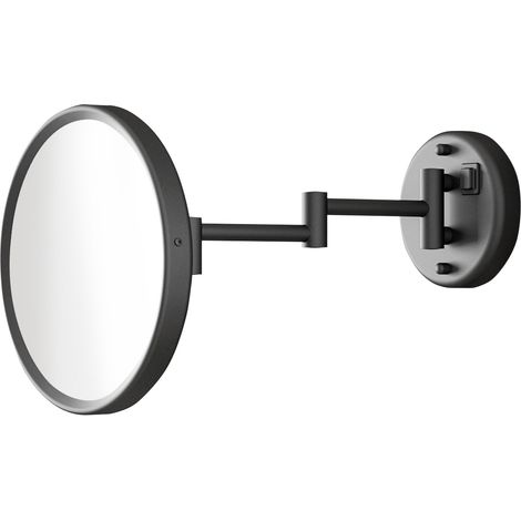 GEDY Sarah specchio nero ingranditore da parete 3x con led codice prod: 000021001400000 (1/3)