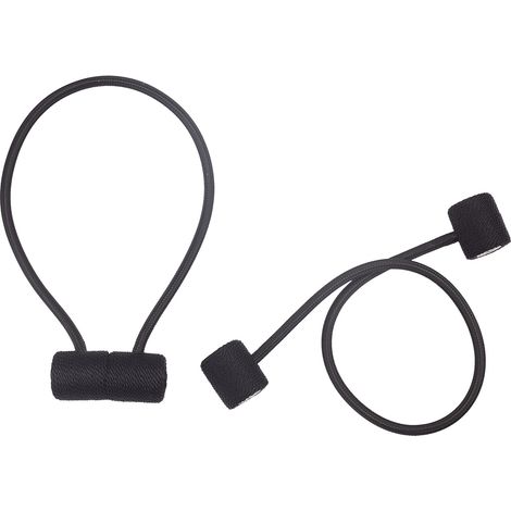 Lntyq 2er-Set Magnetische Vorhang-Raffhalter, Magnetische Vorhang-Raffhalter Magnetische Vorhang-Raffhalter für Wohnzimmer, Büro und Schlafzimmer-Dekoration (Schwarz) (1/5)