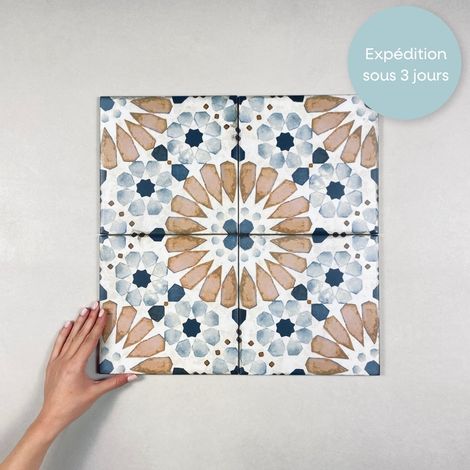 Carrelage imitation ciment 20x20 cm – Grès cérame émaillé résistant au gel – Surface mate pour intérieur et terrasse couverte – 0,52 m² (1/6)