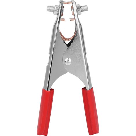 300A Nickel Plated Brass Welding Earth Ground Cable Clip Clamp for Welding Machine (1/5)