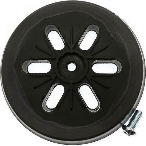 Plateau de ponçage 150 mm - pour Bosch Gex 150 Ac, Pex 15 Ae, Gex 150 Turbo - 150 mm avec vis Poweka, (1/4)