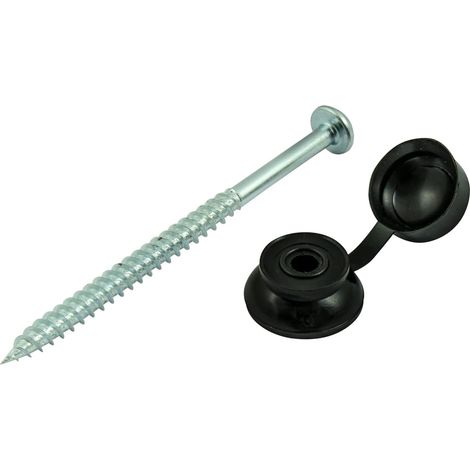 Sheet Fixings Black - 10 x 3-50pcs