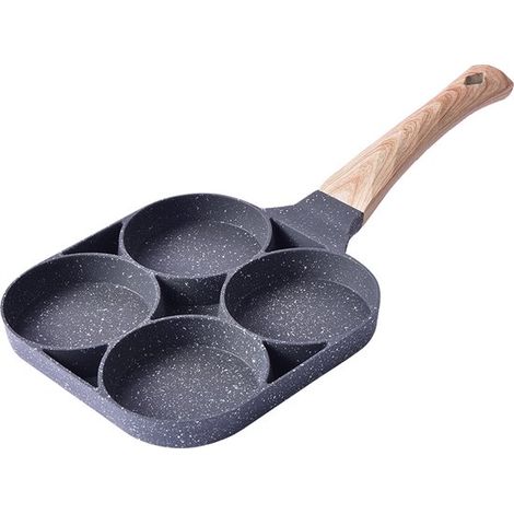 Pancake Pan - Poêle à pancakes et œufs - Poêle à omelette - Moule à pancakes - Compatible induction - Poêle antiadhésive (1/5)