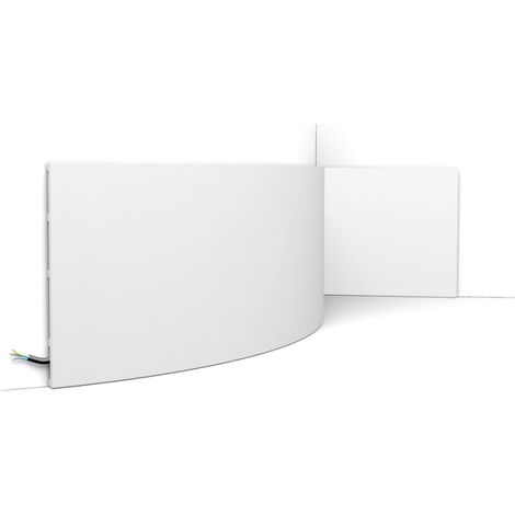 Carton complet de 18 mètres linéaires  Plinthe flexible SX207F - L200 x H25 x L1,3 cm - ORAC DECOR