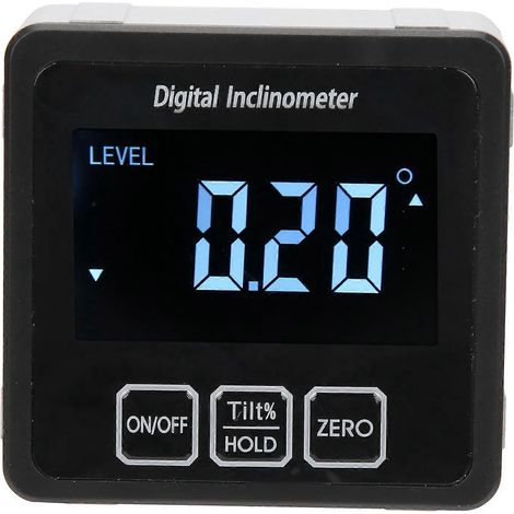 Digitaler Winkelmesser mit LCD-Bildschirm, digitaler Neigungsmesser und Magnet