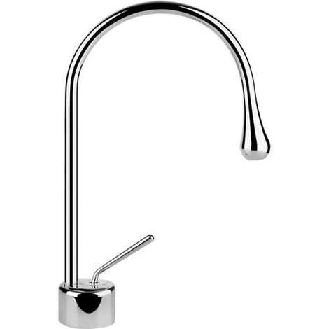 Gessi Goccia Waschtisch-Einhebelmischer mit Auslauf Radius 90 mm,