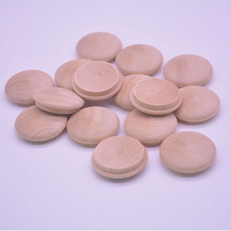 Clou de décoration　Lot de 100 bouchons en bois de cerisier 25x20mm-RAPANDA (1/4)