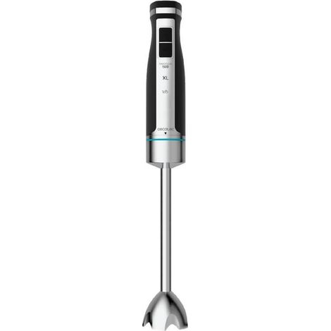 Cecotec Batidora de Mano PowerGear 1500 XL Pro. 1500 W, 21 Velocidades + Turbo, Acero/Silicona, Pie XL, Cuchilla de 4 hojas (1/5)