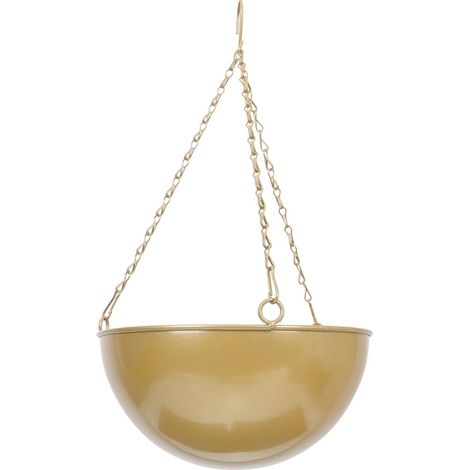 Pot À Suspension - En Fer - 44.5 X 18.5 X 18.5 Cm - Pour Extérieur Jardin Balcon Patio Intérieur - 1 Pièce (1/5)