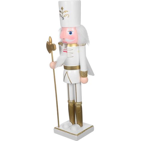 Casse-Noisette Bois de Statue de Soldat pour Noël Décoration de Table Festive (1/5)