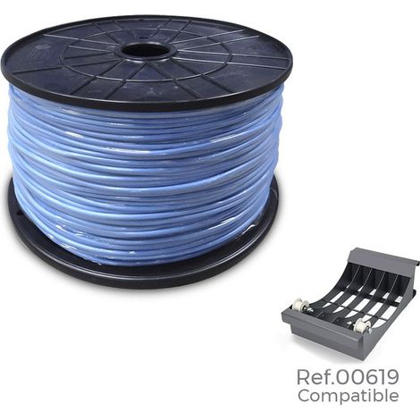 E3/28984 BOBINE CABLE FLEXIBLE 1,5MM BLEU 1000MTS (BOBINE GRANDE Ø400x200MM)