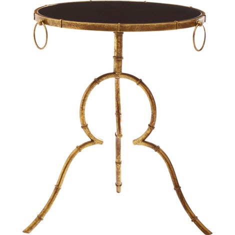 Interiors by Premier Sleek Black Tempered Glass Top Accent Table, Elegant Side Table By Couch, Durable And Versatile Lounge Table (1/5)