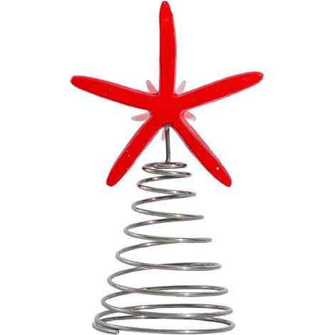 Seestern-Weihnachtsbaumdekorationen, Christbaumspitzen, Ornamente, Partyzubehör für die Weihnachtsdekoration, mehrfarbig (1/5)
