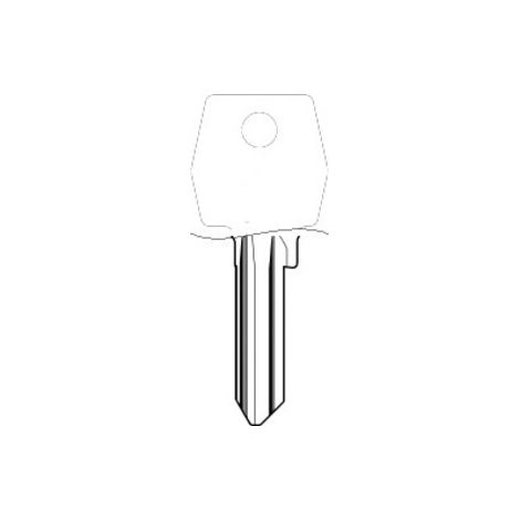 SILCA AGB1RDZ CHIAVE PROFILO SILKY OTTONE Q.TA 10