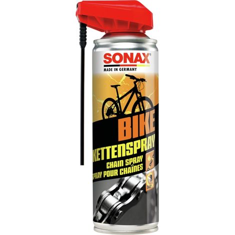 Spray pour chaînes de vélo SONAX, 08762000, avec EasySpray, 300 ml
