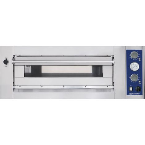Four à pizza électrique pour 6 pizzas ø 35 cm, contrôle mechanique 1100x1360x400 mm - VIRTUS