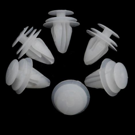 Lot de 20 rivets en plastique pour voiture, trou de 10,1 mm, pour portes, ailes et pare-chocs. (1/5)