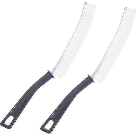 Brosse de nettoyage pour interstices, brosse de nettoyage pour petits recoins, brosse de nettoyage pour rainures de fenêtres étroites, brosse de nettoyage pour rails de fenêtres et de portes pour sall (1/5)