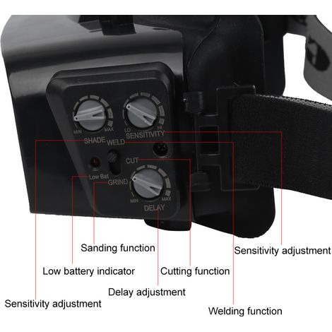 Lunettes de soudage à tension variable automatique, lunettes de protection pour soudeurs TIG (1/5)