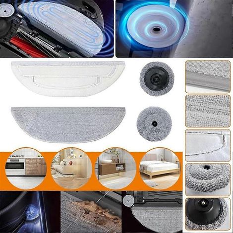 Ricambi per l'aspirapolvere Roborock S8 Maxv Ultra / S8 Max Ultra: spazzola principale, filtro, panno per la pulizia e sacchetto raccoglipolvere. (1/5)