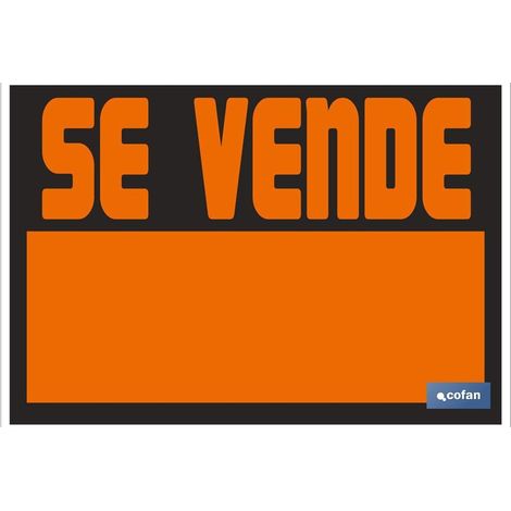 Panneau d'information en polystyrène 500x400mm avec le texte « à vendre »