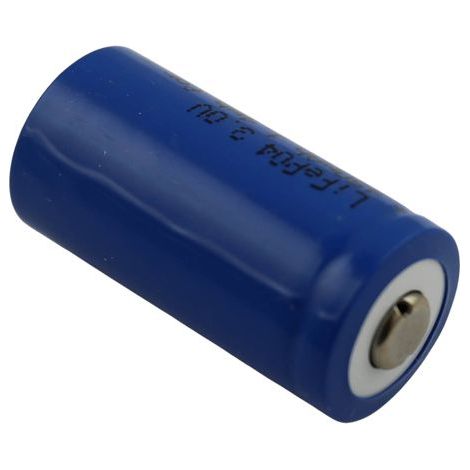Batterie de Remplacement CR123 LiFePO4 3.0V 450mAh Bleu