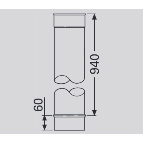 Längenelement ew-silver 150 L=1000  von Viessmann - 7539459