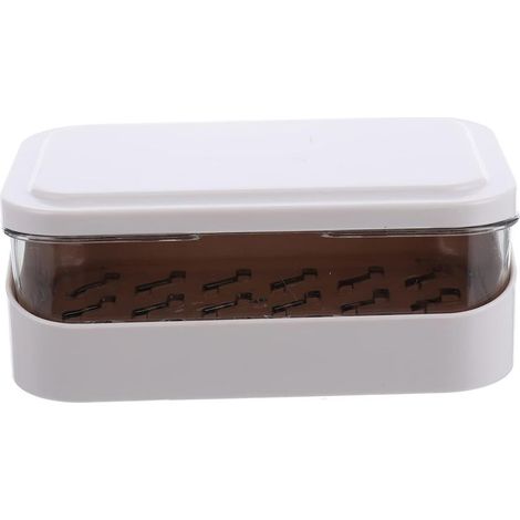 Boîte de rangement murale portable avec couvercle et égouttoir à vaisselle pour la maison (1/5)