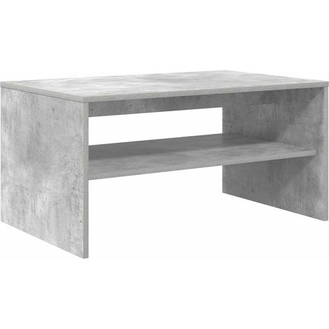 Maison Exclusive - Tavolino da salotto Grigio cemento 80 x 50 x 40 cm