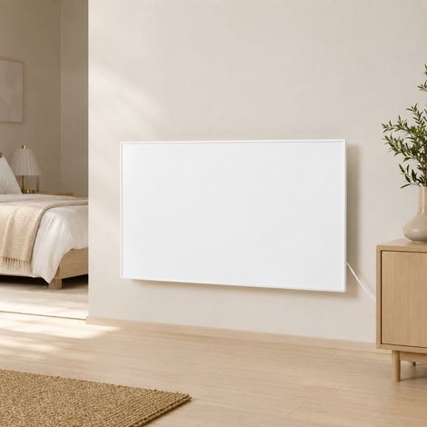 Jiubiaz Infrarotheizung Fernbedienung 960W Elektroheizer Thermostat Touchscreen (1/5)