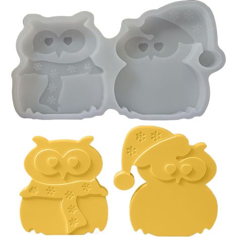 Moules à savon en silicone 3D en forme de - Outil de fabrication de savon anti-adhésif pour argile, savon, ciment, chocolat, plâtre, dessert, gâteau (1/5)