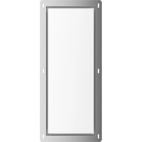 Balneo Armoire encastrée pour brosse WC gauche verre blanc 53,2×23,2×15 cm (1/5)