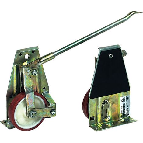 Cunei mobili x2 con leva - Ruote in poliuretano - MJ1000B